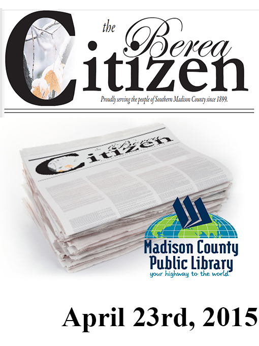 Title details for The Berea Citizen 2015 04/23 by Berea Publishing, Inc - Available